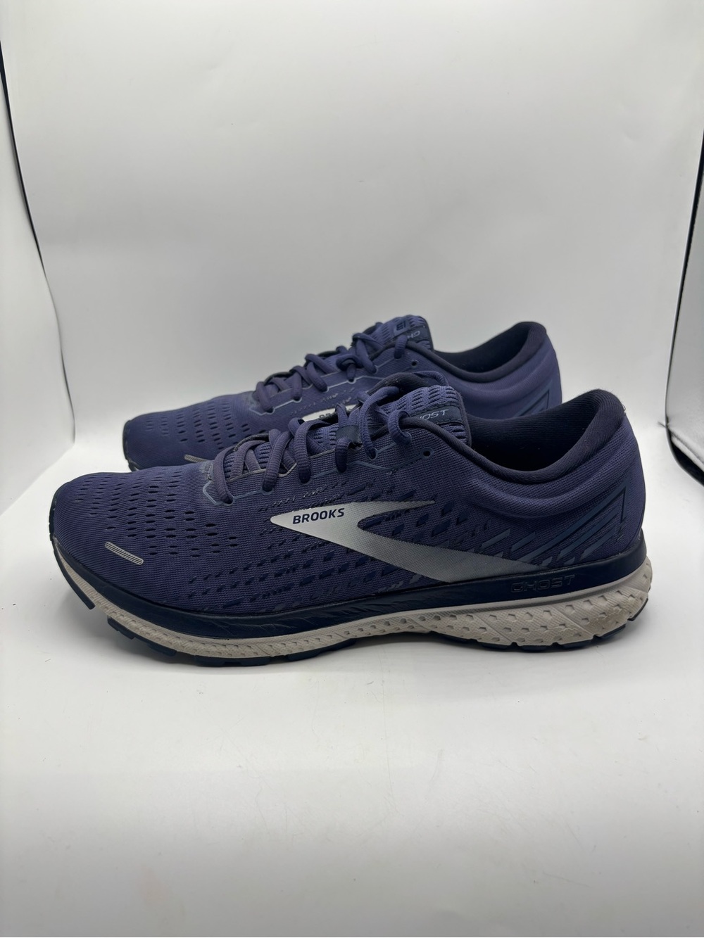 Brooks Ghost 13 Men's Size 13 D Blue Running Shoes 1103481D467 NO INSOLES